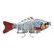 thumbnail image 1 of Se?uelos De Pesca Bass Lures Crankbait Jointed Swim Baits White Red, 1 of 5
