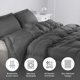 thumbnail image 3 of Juego de edredón Utopia Bedding, tamaño queen, plumón alternativo, gris, 3 of 7