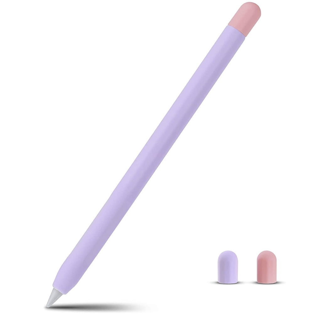 Genérico - Protector Funda Silicona Para Apple Pencil 2 Lila