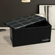 thumbnail image 2 of Banqueta Baul Puff Organizador Plegable Negro 76x38cm, 2 of 2