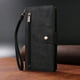 thumbnail image 3 of 1pc Luxury PU Leather Wallet Case with Card Slots and Kickstand for Samsung Galaxy S8 Plus/S8 Note 20 Ultra/20 Note 10 Pro/10/9 A91 A81 A71 A51 A41 A31 A21 A11 A21S - Secure Button, 3 of 3