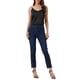 thumbnail image 2 of INSPIRE CHIC Camisola de Satén para Mujer con Escote en V y Tirantes Finos, Blusa sin Mangas de Seda para Ropa de Casa y Capas XX-Large Negro, 2 of 5