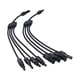 thumbnail image 5 of Conector de panel solar de 4 derivaciones, tipo Y, conector paralelo, cable de extensión para panel solar, adaptador de cable fotovoltaico, 5 of 8