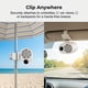 thumbnail image 3 of Ventilador clip coche aire acondicionado mini USB recargable giratorio 3 velocidades silencioso, 3 of 8