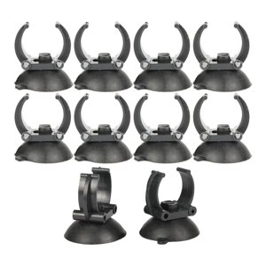 Magideal - 10 Piezas De Ventosas Para Calentador De Acuario, Clips De Fijación, Soportes Para Varillas De Calefacción, Abrazaderas Para Ventosa De Acuario, Clips