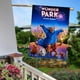 thumbnail image 5 of Parque Mágico-bandera de jardín temática. Regalo perfecto para fans, amigos y familiares, ideal para actividades al aire libre y decoración de fiestas.28CM*45CM, 5 of 5