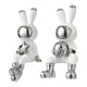 thumbnail image 3 of Estatuas De Conejo Figuras De Animales Pantalla Regalo De Cumplea?os Esculturas De Conejito De Escritorio Blanco, 3 of 4