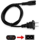 thumbnail image 4 of Cable de alimentación LORDTRONICS, 2 clavijas, 3 pies, C7, figura 8, para TV, PS5, 4 of 4