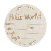 Magideal - Señal De Anuncio Para Recién Nacido, Señal De Bienvenida Para Bebé, Regalo De Guardería Para Baby Shower, Señales De Nombre De Bebé De Nacimiento, Señ Estilo A