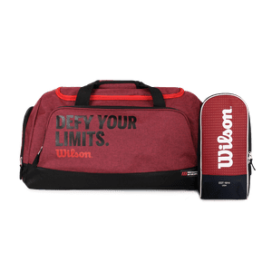 Pack Wilson Bolso Ulsan + Botinero Zapatos Manchester Burdeo