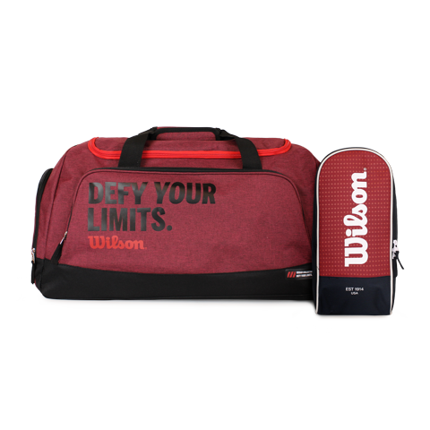 Pack Wilson Bolso Ulsan + Botinero Zapatos Manchester Burdeo