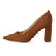 thumbnail image 2 of Zapatos Tommy Hilfiger Abilene Pump para mujer, color cacahuete, gamuza 9.5, 2 of 3