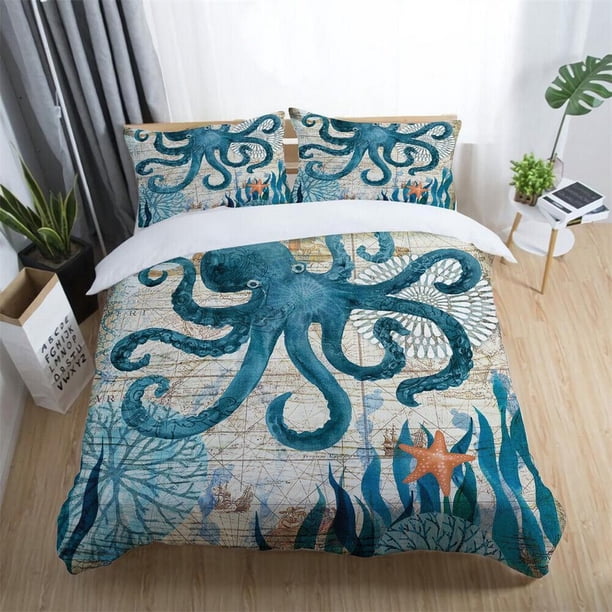 Black Skull Sunflower Floral Unicorn Dreamcatcher Quilt Duvet Cover Set3-Piece Bedding Set