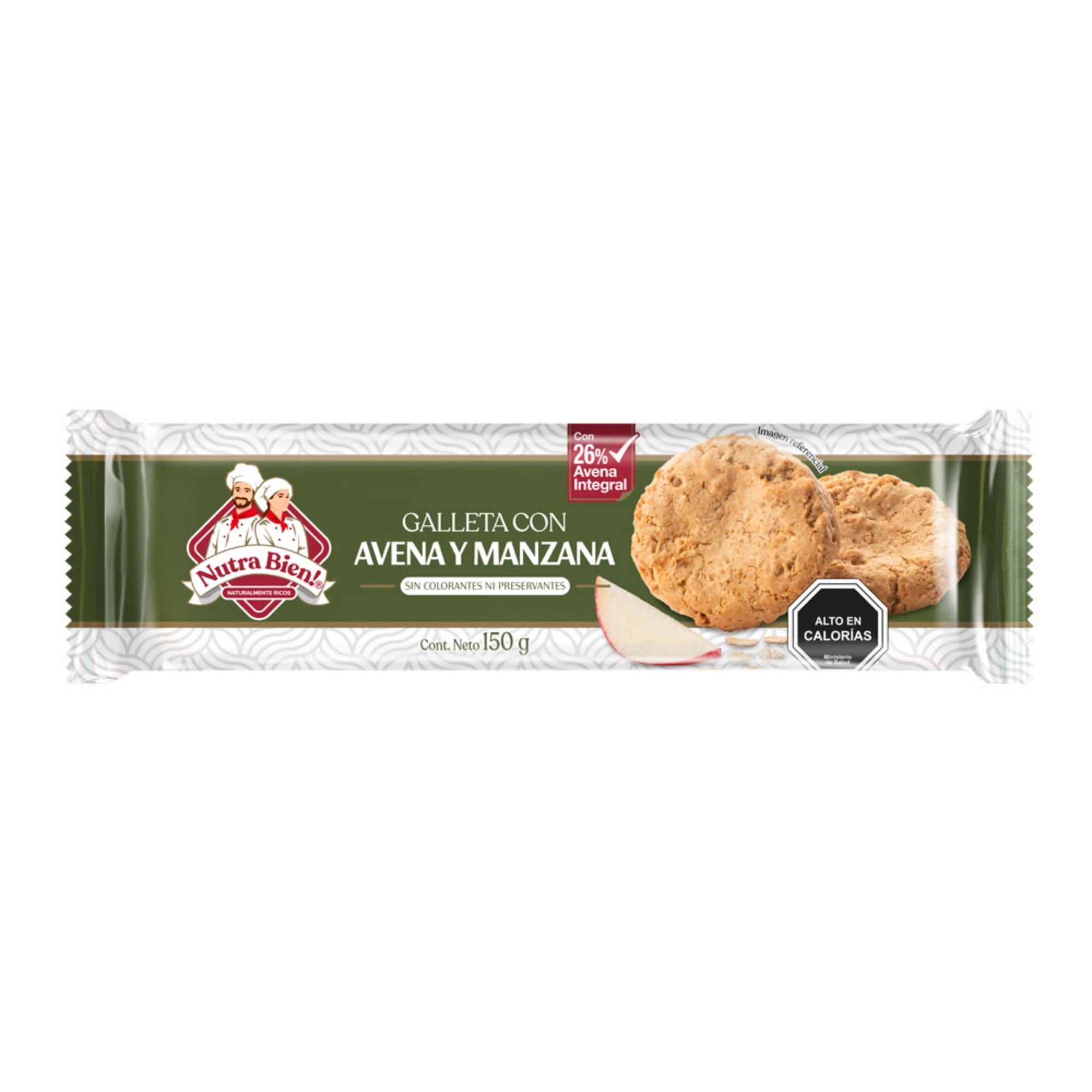 Galleta Avena Manzana 150 g Nutra Bien