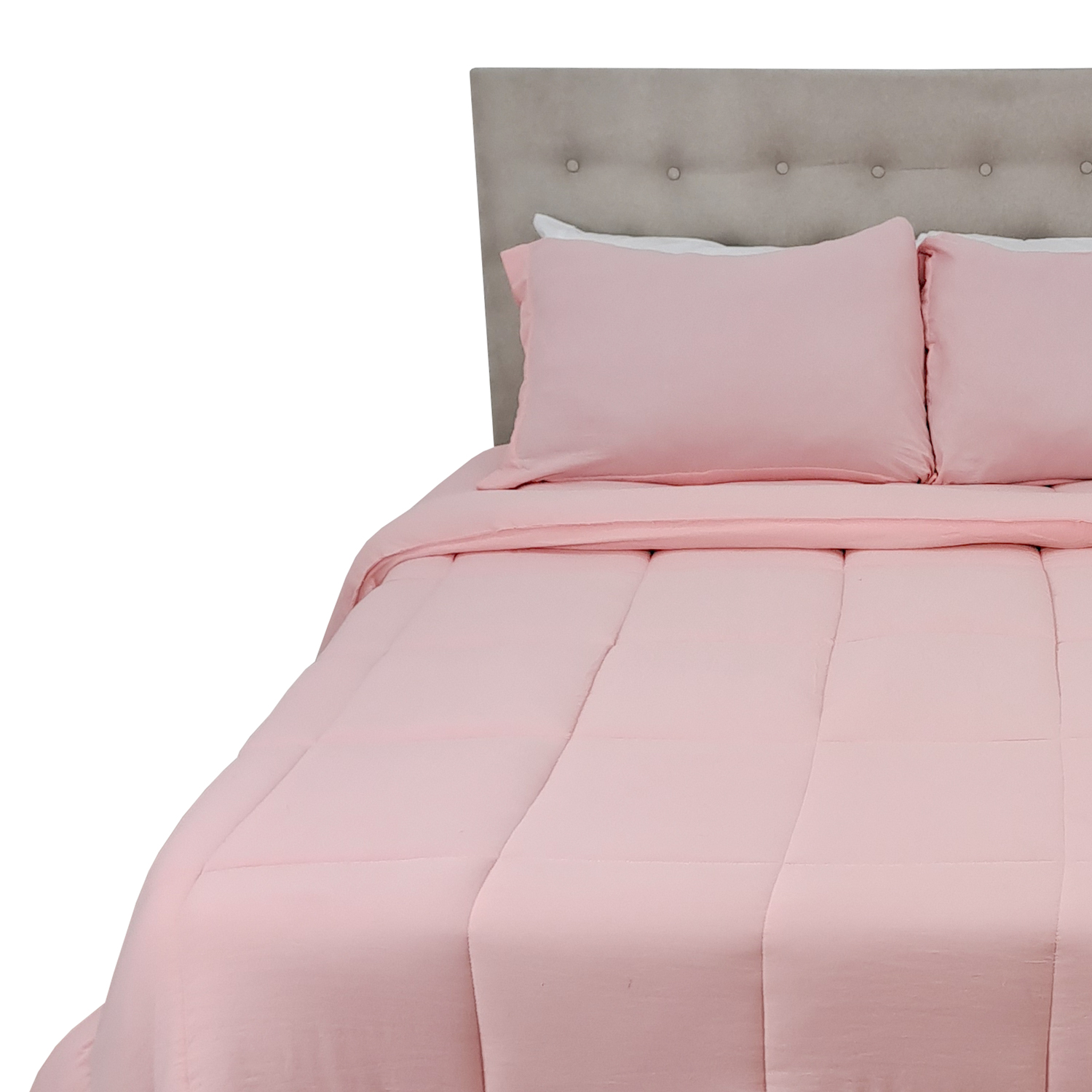 Chantilly - Plumon Termico King Microfibra Color Rosado