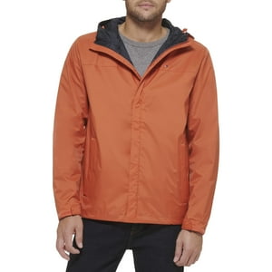 Chaqueta Tommy Hilfiger Ligera Impermeable Para Hombre Naranja