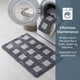 thumbnail image 5 of REGALWOVEN Alfombras de Baño Absorbentes Antideslizantes Alfombra de Baño a Cuadros Suave y Acolchada para Decoración del Hogar Gris 32" x 20", 5 of 5