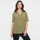 thumbnail image 2 of Bluson Mujer Camisero Ml Roll Up Verde Corona, 2 of 5