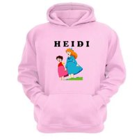 Genérico - Polerón Canguro Niña De Las Montañas Rosa Talla Xs Unisex