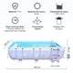 thumbnail image 2 of Piscina con Filtro 7020 L 99x200x400 cm Gris, 2 of 3