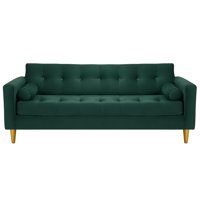 Bodevir - Sofa Retro 3Cg Felpa 01 Verde Botella