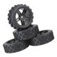 thumbnail image 5 of 4 Uds RC Llantas De Goma Neumáticos 71mm Resistente Al Desgaste Para HSP Crawler Accs Negro, 5 of 5