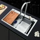thumbnail image 3 of Lavaplatos tipo cascada deluxe silver 75x46 cm, 3 of 5