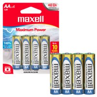 Pilas Aa Lr6 X4 1.5V Alcalina Cilindrica Maxell Maxima Durabilidad Y Potencia Tecnologia Max-Seal