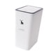 thumbnail image 2 of Cubo De Basura Con Tapa Cubo De Basura Doméstico Para Sala De Estar Sala De Manualidades Inodoro Blanco, 2 of 5