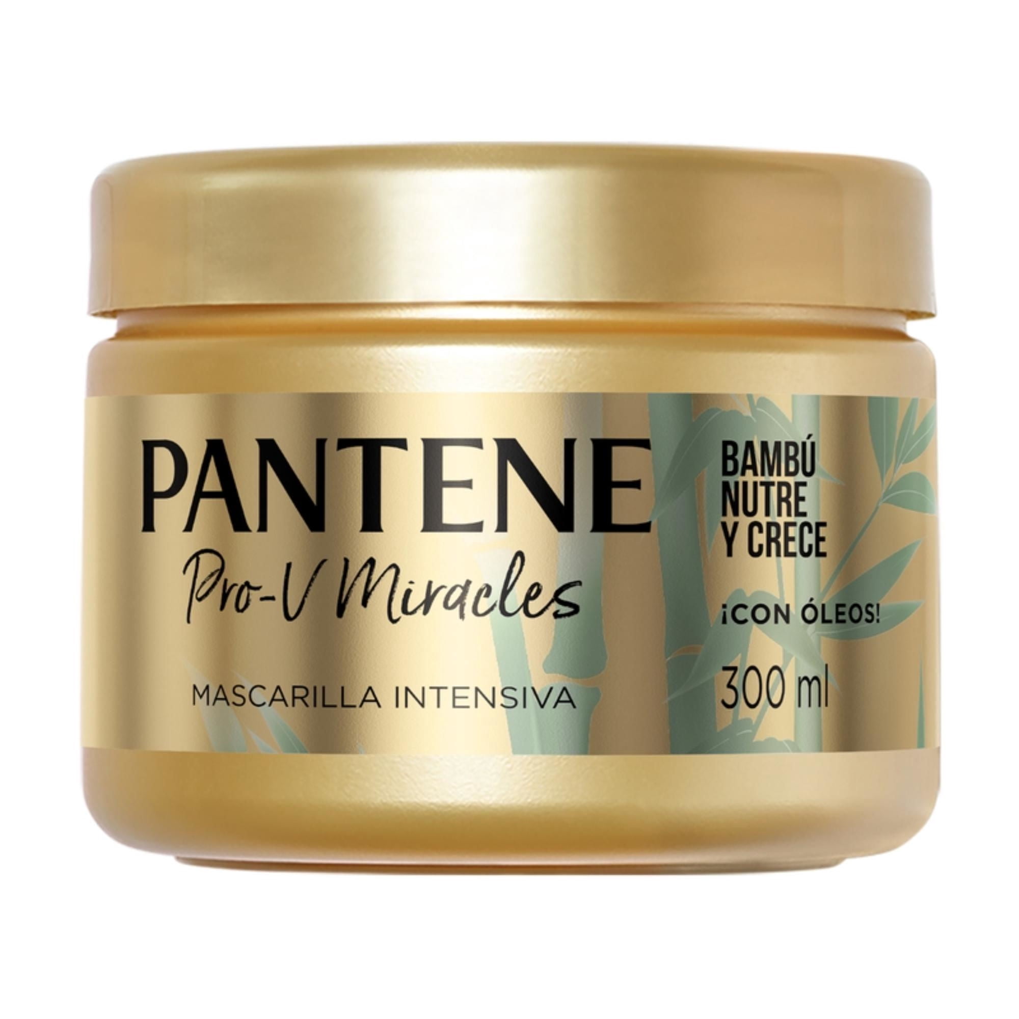 Crema Pantene De Tratamiento Capilar Bambú Nutre & Crece