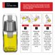 thumbnail image 4 of Botella dispensadora de aceite y pulverizador de aceite DWËLLZA KITCHEN 500 ml, 4 of 9