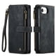 thumbnail image 2 of CaseMe Case for iPhone 17e /16e Wallet Case para Mujer Hombres, Moda Duradera Cuero PU Magnético Flip Lanyard Strap Wristlet Zipper Card Holder Wallet Phone Case for iPhone 17e /16e 6.1-inch,Black, 2 of 9