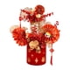 thumbnail image 5 of 2025 Decoración De A?o Nuevo Chino Cubo De Bendición De Flores Falsas Para El Estilo De Oficina En Casa D, 5 of 5