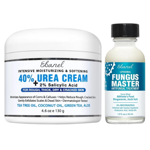 Set Crema 40% Urea 130 G Y Fungus Master 30 Ml