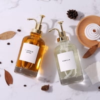 Santú Home & Deco - Dispensadores De Vidrio 500Ml Botella Luxe Set 2