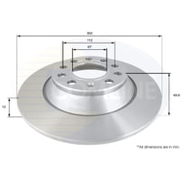 Disco Freno Para Auto Comline Adc1471