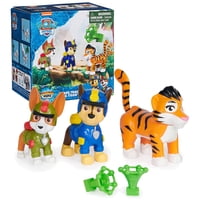 Figuras De Acción Paw Patrol Jungle Pups Chase, Tracker Y Tiger