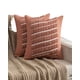 thumbnail image 1 of Set De 2 Fundas De Cojin Chenille Con Flecos Terracota, 1 of 3