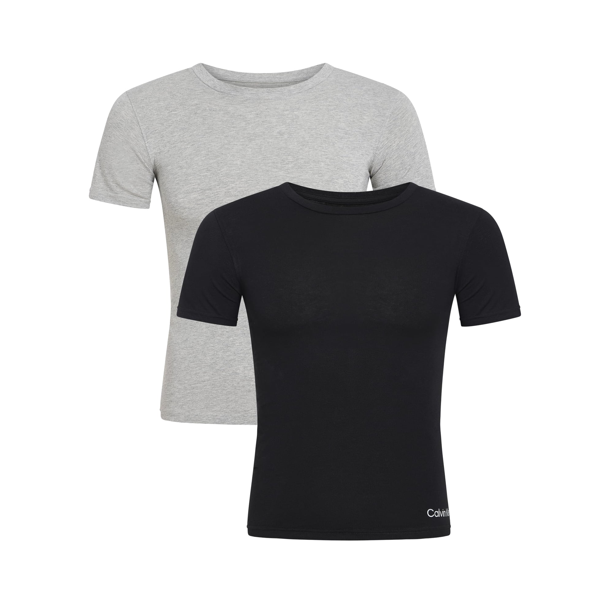 Camiseta Calvin Klein De Algodón De Manga Corta Para Niño, Paquete De 2