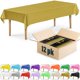 thumbnail image 3 of Mantel de plástico dorado DecorRack 137 × 274 cm – Pack de 12, 3 of 6