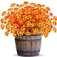thumbnail image 1 of Flores artificiales de otoño con forma de mamás falsas TURNMEON, 8 paquetes (naranja), 1 of 9