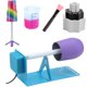 thumbnail image 1 of Kit Doble de Girador de Vasos WAQONUY DIY Epoxi con Brillo Azul, 1 of 7