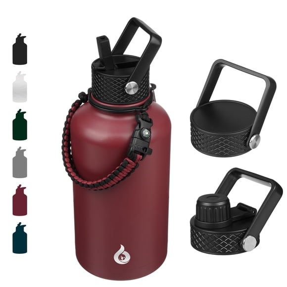 Botella de agua BJPKPK de acero inoxidable aislada de 1,9 L