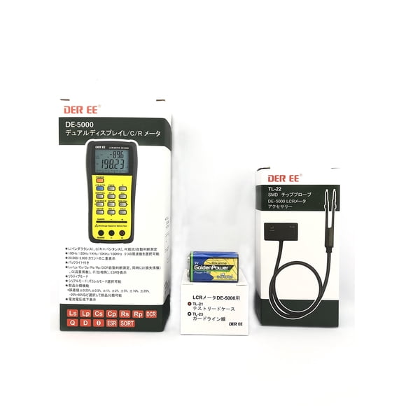 Medidor LCR DER EE DE-5000 de Alta Precisión – Kit Completo
