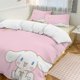 thumbnail image 1 of Cinnamoroll Quilt Set Thicken Soft 3 Pieces Bedding Set All Season Duvet Cove with 2 Pillowcases for Adult Women Girls Teens Home Room Decor, 1 of 5