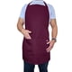 thumbnail image 5 of Pechera de Alta Calidad Multiuso - Cocina - Chef - Color Burdeo, 5 of 5