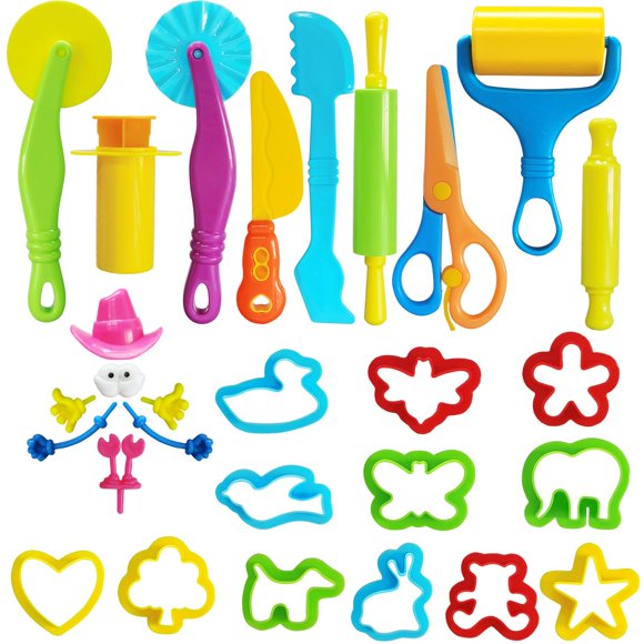 Kit de inicio de 28 piezas de herramientas para plastilina IHESPABLD