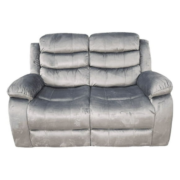 Berger 2 Cuerpos Reclinable Moderno Fenix Gris 8005C2