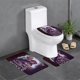 thumbnail image 1 of Acotar Juego de 3 alfombras de baño de coral fleece: tapete de baño + alfombra de inodoro en forma de U + funda de tapa de inodoro en forma de O, 1 of 6