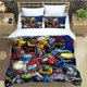 thumbnail image 1 of Transformers cartoon animation bedding set 100% polyester 3D digital printing bedding king size printing luxury birthday gift Bed Sheets, 1 of 5